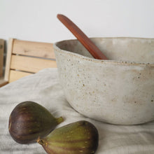 load image into gallery viewer, stoneware serving bowl