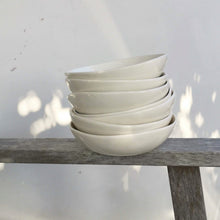 load image into gallery viewer, glossy white dessert bowl